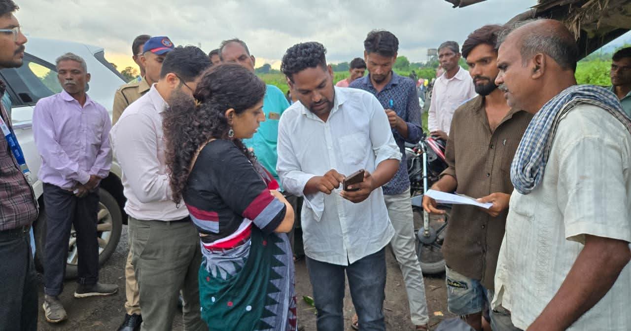 VanSampada App Ground Level Testing with Nandurbar District Collector Mrs. Mitali Sethi